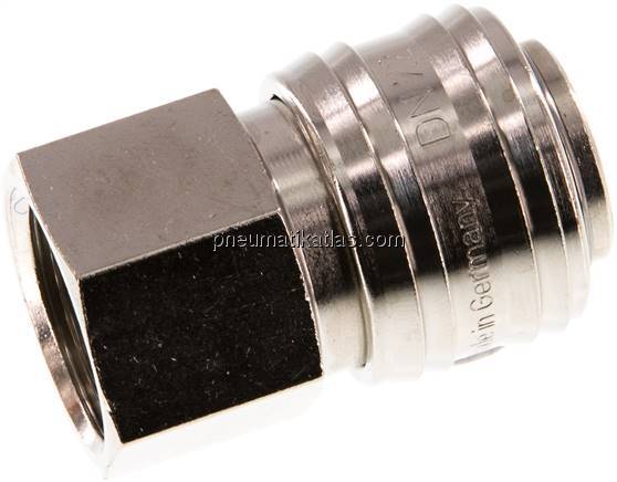 Kupplungsdose (NW7,2) G 1/2"(IG), Messing vernickelt