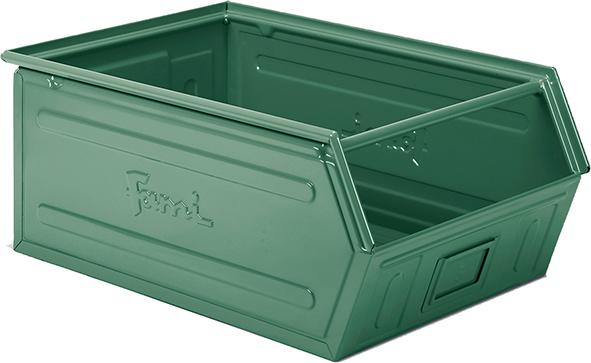 STAHLBEHÄLTER GR.5 GRÜN RAL6011 MM B=450 T=700 H=300