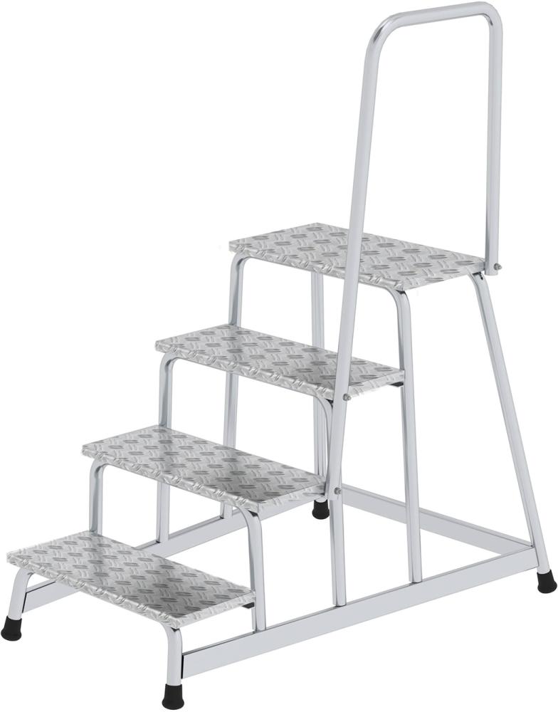 Alu-Arbeitspodest mit Handlauf, starr