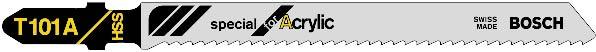 Stichsägeblatt T 101 A Bosch VE à 5 Stück Clean for PC