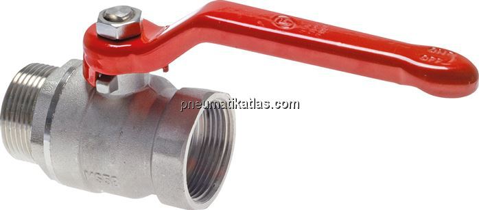 Exemplarische Darstellung: Einschraub-Kugelhahn, 2