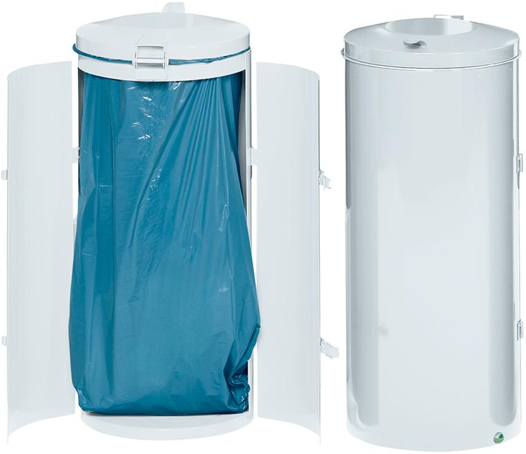 Abfallsammler-Doppeltür 120 l weiß H 980 mm VAR