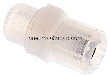 Gerade Verschraubung G 3/8"-8x6mm, PFA