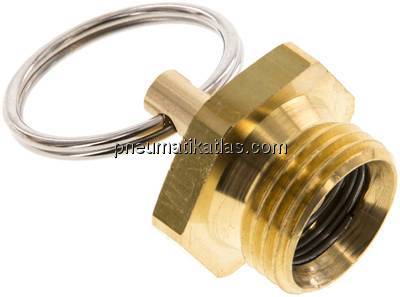 Entwässerungsventil mit Ring G 1/2"