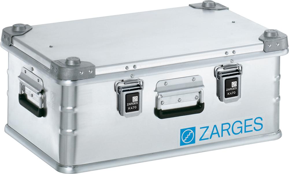 Alu-Kiste K470 42 l IM: ca. B550xT350xH220 mm3 Griffe ZARGES