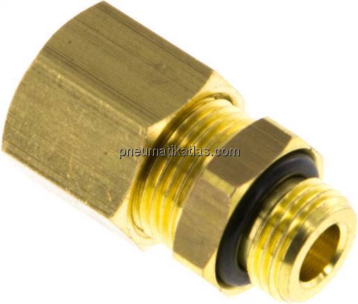 Gerade Klemmringverschraubung G 1/8"-8 (M12x1)mm, Messing