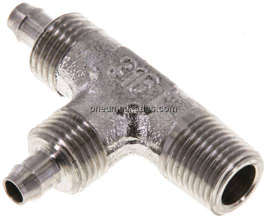 LE-Gewindestück R 1/8"-6x4mm, 1.4305 ohne Muttern