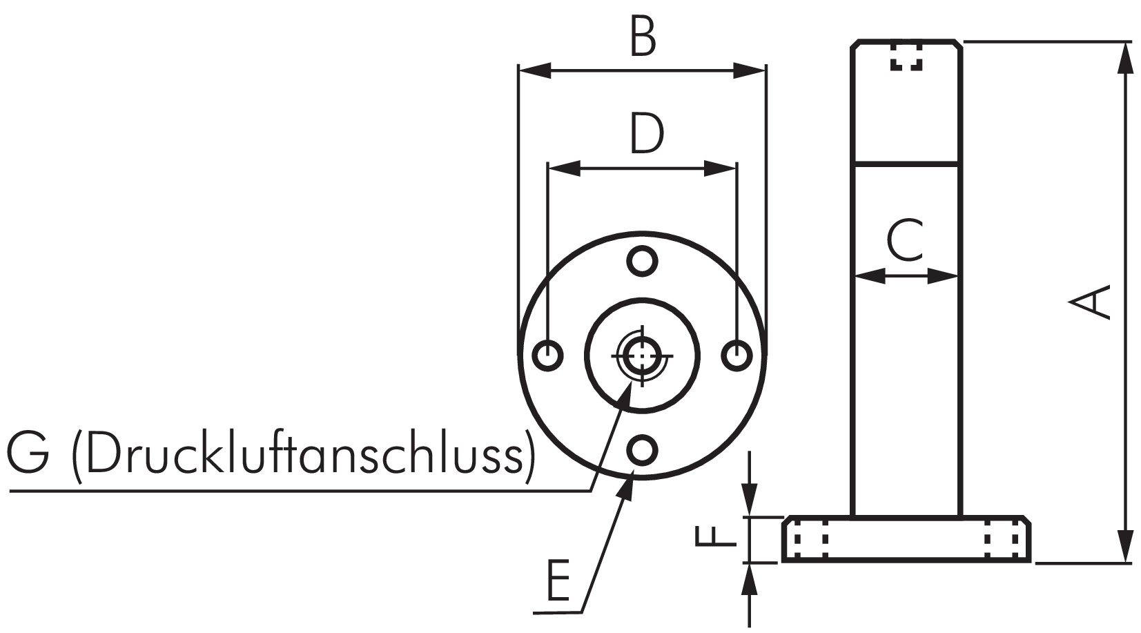 Zeichnung: Kolben-Vibrator