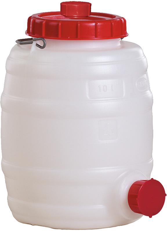 Fass 10 l H 310 mm D 235 mm weiß