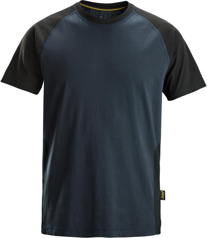 2-Farben T-Shirt 3XL, navy-schw Snickers Snickers