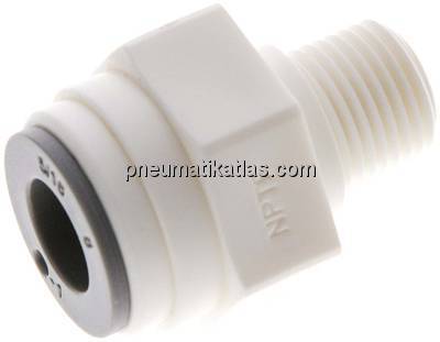 Gerader Steckanschluss NPT 1/8"-5/16" (7,94 mm), IQS-LE (EPDM-Dichtung)