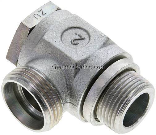 Winkel-Schwenkverschraubung G 3/4"-22 L (M30x2), ohne Mutter & Schneidring, Stah