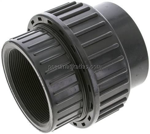 Gewindeverschraubung, PVC-U/ EPDM, Rp 3" IG