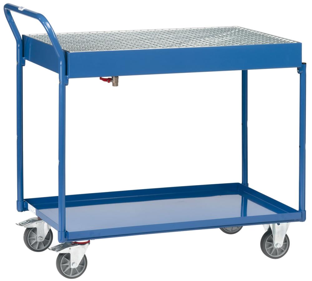 Tischwagen 2722 250kg 2 Wannen 1000x600mm fetra