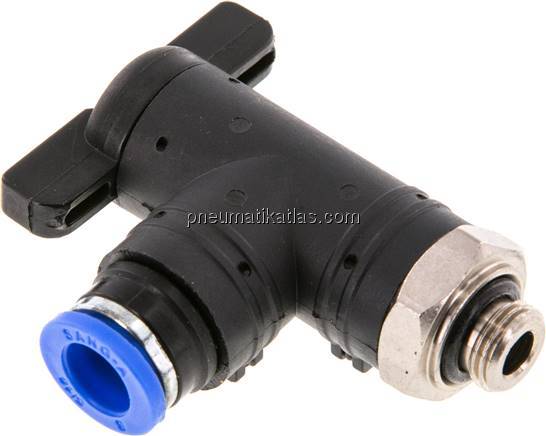 Winkel-Absperrhahn G 1/8"-8mm, IQS-Standard