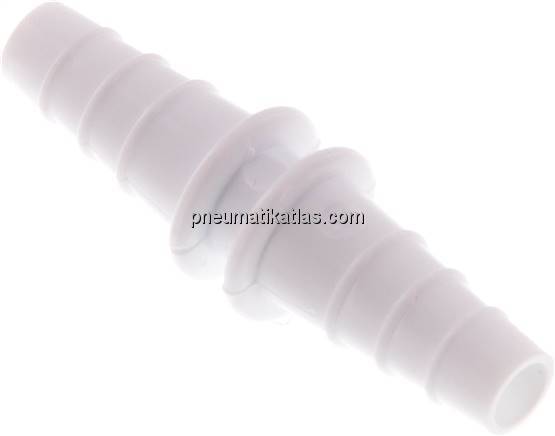 Universal-Schlauchverbindungsrohr 9 - 12 x 9 - 12mm, Polypropylen