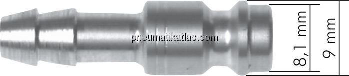 Detailansicht: Steckerabmessungen