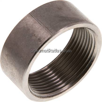 Anschweißmuffe Rp 1-1/2"-22mm, 1.4571 (DIN2986-halb)