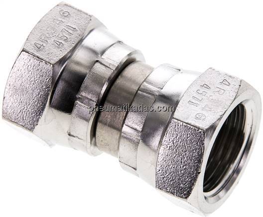 Gerader Verbinder 60°-Konus, G 1/2"-G 1/2", 1.4571