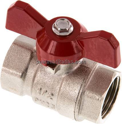 Messing-Kugelhahn, Eco-Line, Rp 1/2", 0 - 25bar