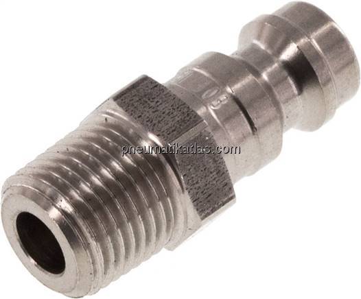 Kupplungsstecker (NW5) NPT 1/8"(AG), Edelstahl