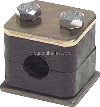 Exemplarische Darstellung: Kunststoffschelle mit A