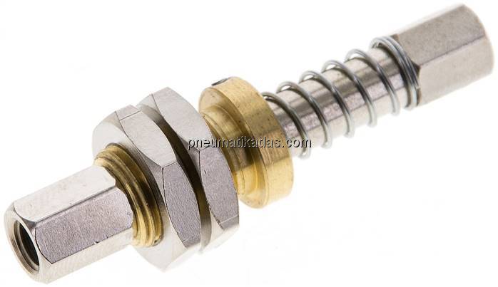 Federstößel M 5 (IG)xM 5 (IG), Hub 10mm , verdrehgesichert