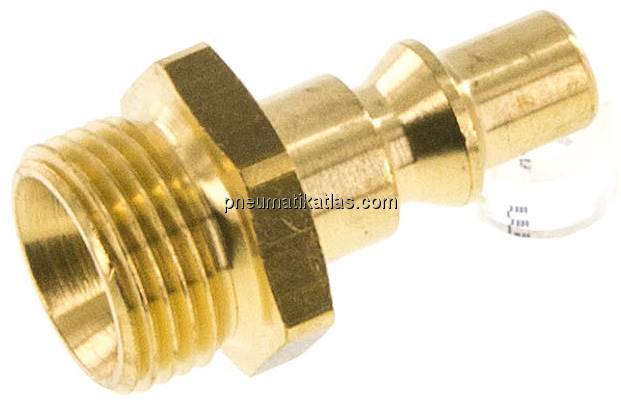 Kupplungsstecker (ARO/ORION) G 3/8"(AG), Messing