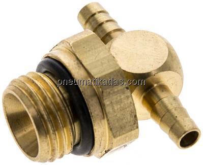 T-Steckanschluss, G 1/4"-4mm innen, Messing