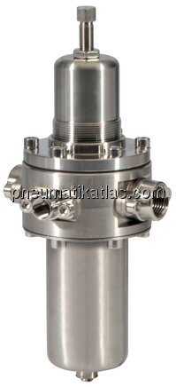 Exemplarische Darstellung: Edelstahl-Filterregler 