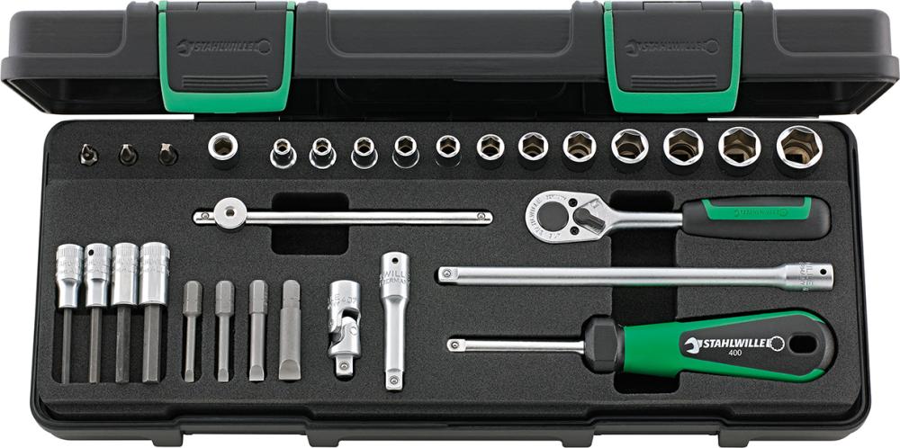 Steckschlüssel-Garnitur 1/4" 40/23/7 30-teilig Stahlwille