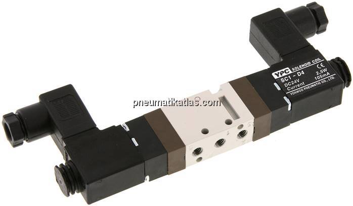 5/2-Wege Magnetventil, M 5, Impulsventil, 230 V AC