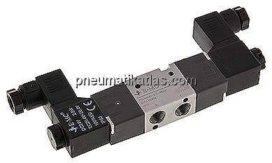 3/2-Wege Magnetventil, G 1/8", Impulsventil, 24 V DC