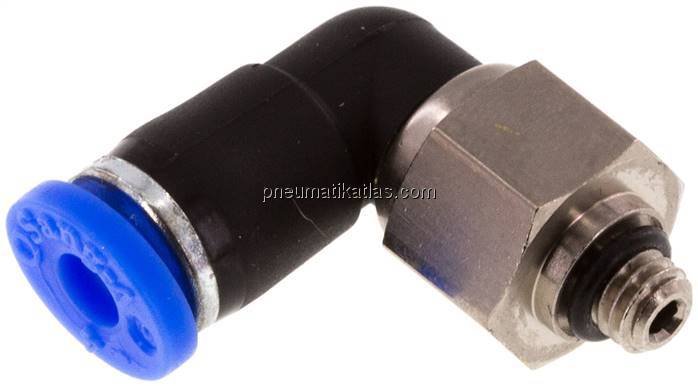 Winkel-Drehverschraubung M 5-4mm, IQS-Standard