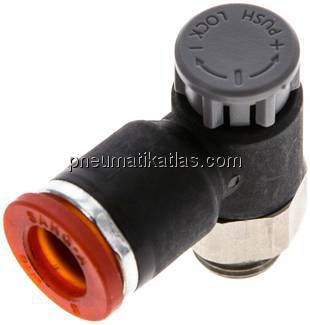 Kompakt-Drosselventil G 1/8"-8mm,zuluftregelnd