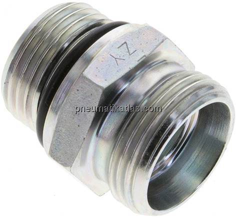 Gerade Schneidringverschr. UN 1-1/16"-12-22 L (M30x2), ohne Mutter & Schneidring