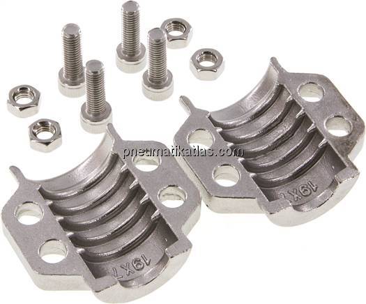 Klemmschalen 32 - 34mm, 1.4401, EN 14423 (DIN2826)