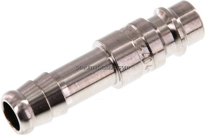 Kupplungsstecker (NW7,2) 10mm Schlauch, 1.4404