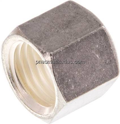 Überwurfmutter f. Schneidringverschr. 8 L (M14x1,5), Klemmring 1.4571 (NC)