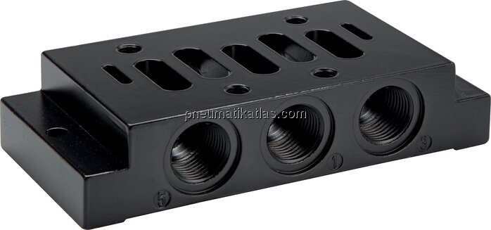 Exemplarische Darstellung: Anschlussplatte (ISO 55