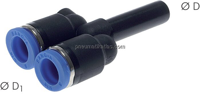 Exemplarische Darstellung: Y-Steckverbindung mit S