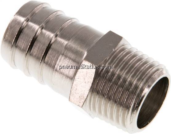 Gewindetülle R 1/2"-19 (3/4")mm, Messing vernickelt