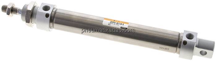 ISO 6432-Zylinder, doppeltwirkend, Kolben 25mm,Hub 125mm