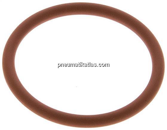 Pressfitting, Ersatzdichtung, 42 mm, FKM (rot)