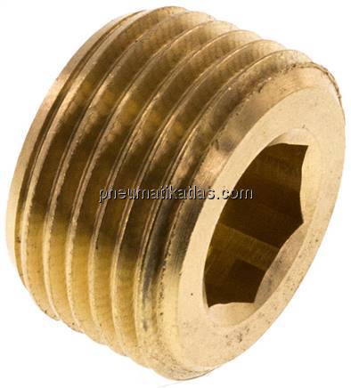 Verschlussstopfen Innenskt. R 3/8", Messing