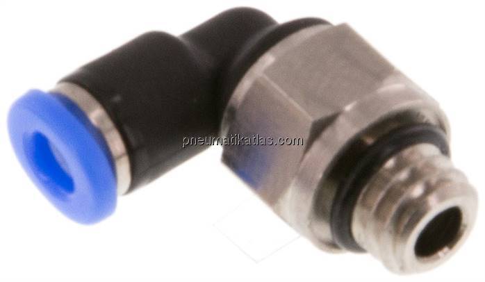 Winkel-Steckanschluss M 6-3mm, IQS-Mini