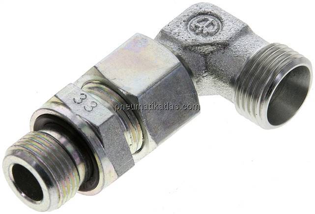 Einstellb. Winkel-Schneidringverschr. G 3/8"-12 L (M18x1,5), ohne Mutter & Schne