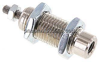 Einschraub-Pneumatikzylinder Kolben 6mm, 10mm Hub