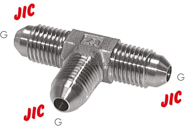 Exemplarische Darstellung: T-Verschraubung mit JIC