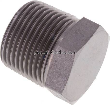 HD-Verschlussstopfen Außenskt. NPT 3/4", Stahl verzinkt